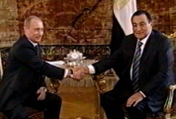 Hosny Mubarak (right) - Seeks fifth presidential term