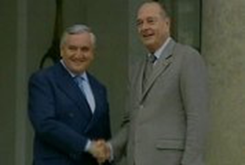 Raffarin &amp; Chirac - Chirac accepts resignation