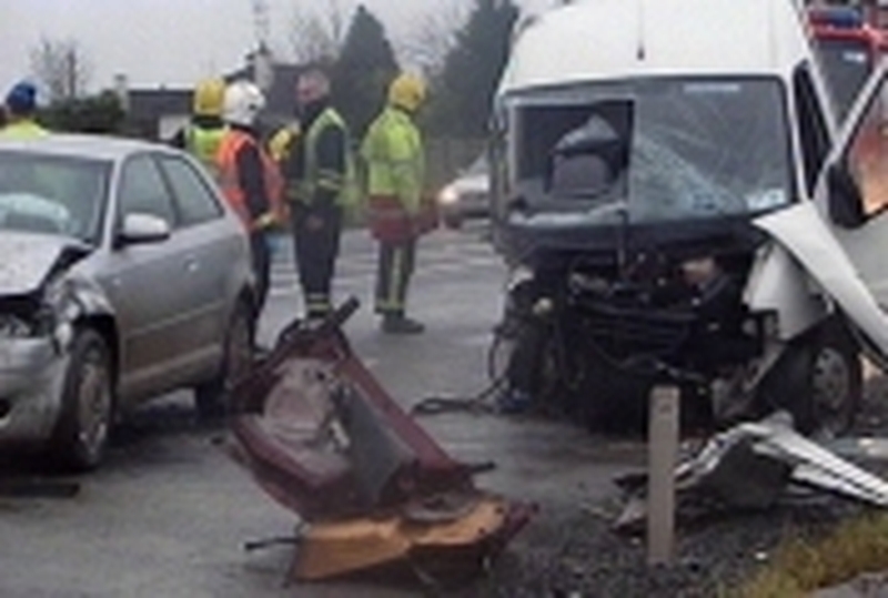 Man killed, two hurt in threecar collision