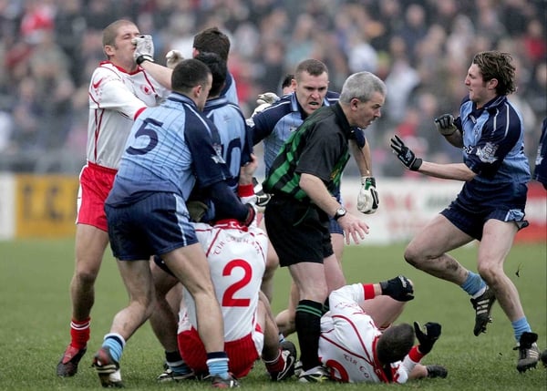 Tyrone chairman Pat Darcy believes that players involved in the Healy Park fracas have suffered a trial by media
