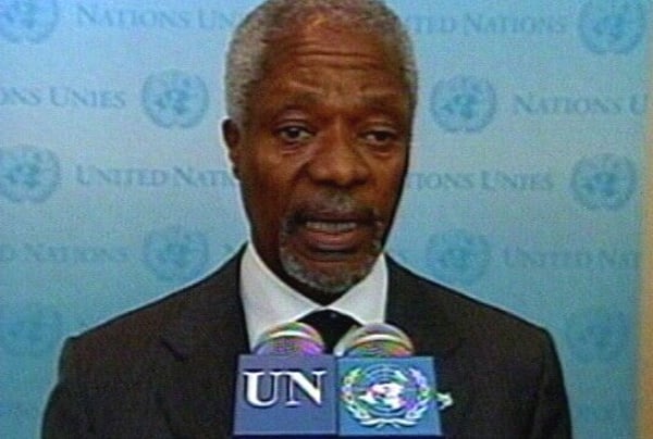 Kofi Annan - Calls on Israel to halt offensive