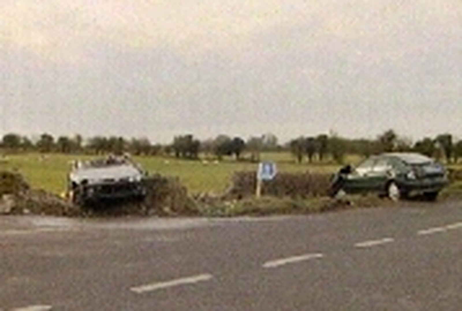 Two hurt in Galway collision