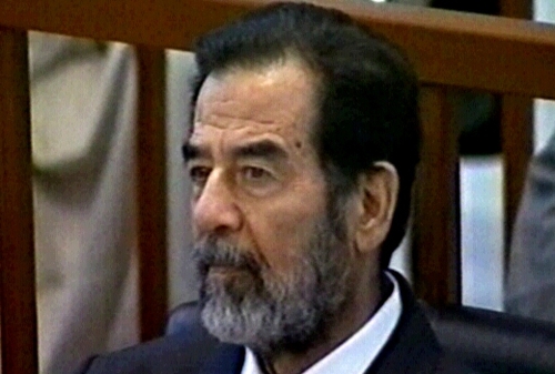 Saddam Hussein - On 17-day hunger strike