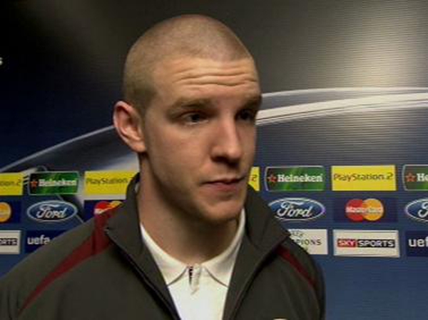 Philippe Senderos returns to the Arsenal squad after recovering from a knee injury
