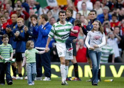 Roy Keane today drew the curtain on a colourful club career