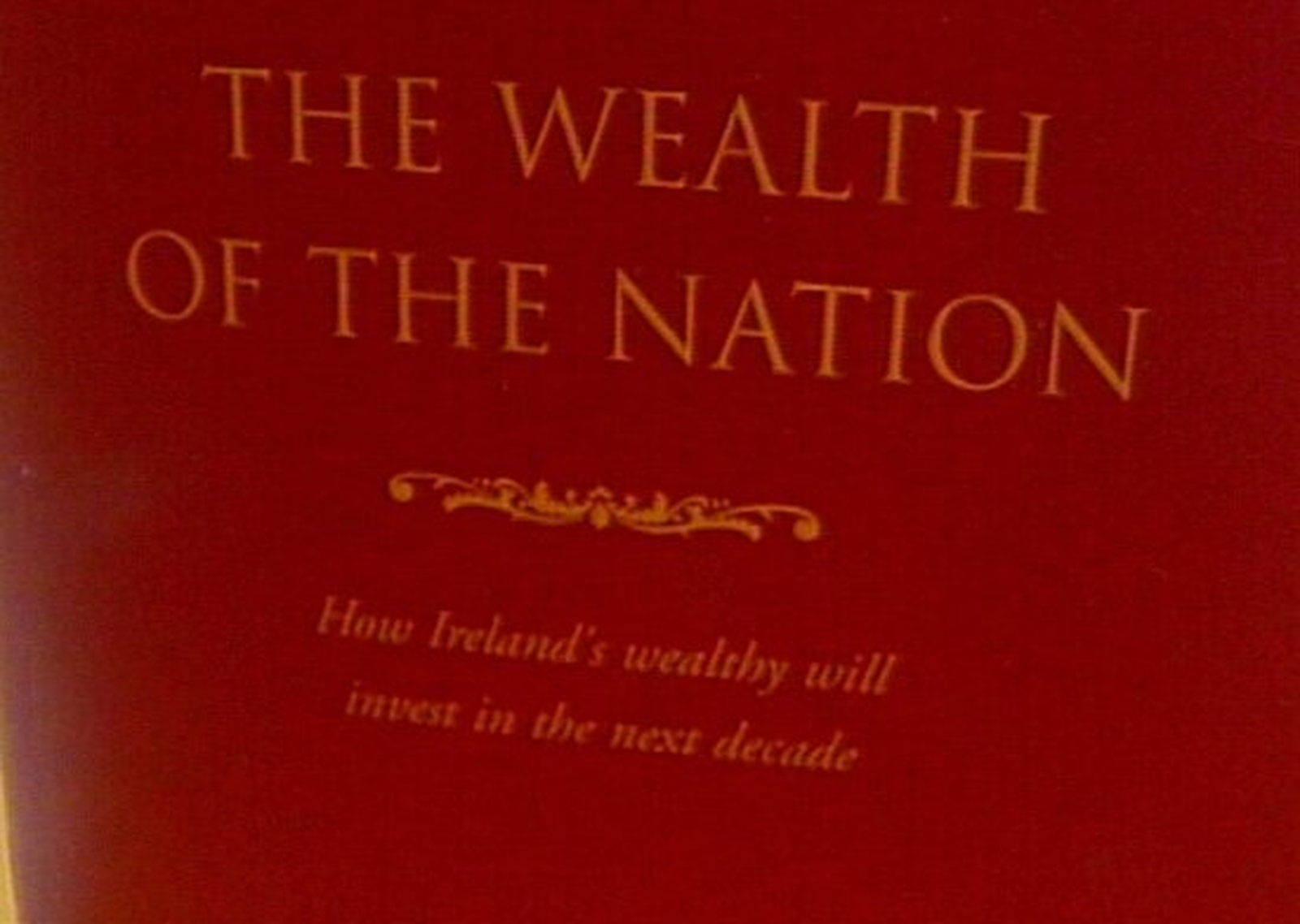 Ireland ranked second in global wealth table