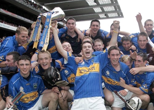 Tipperary minor hurlers celebrate their victory