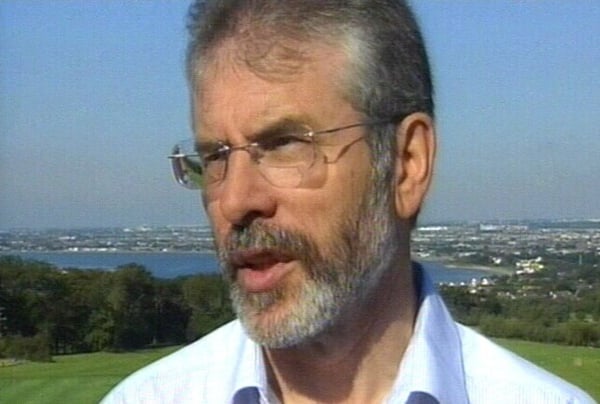 Gerry Adams - SF wants institutions restored