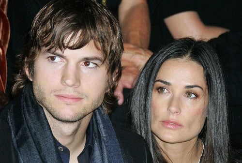Kutcher, Moore - Demi pictured with husband Ashton