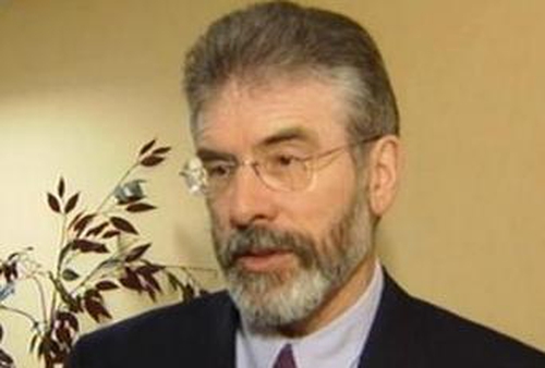 Gerry Adams - Boost in party support