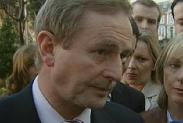 Enda Kenny - Party support up to 22% in poll