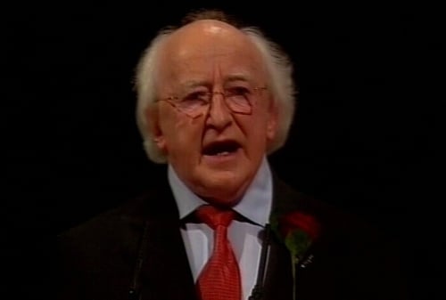 Michael D Higgins - Government 'con' on housing