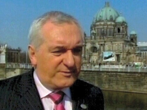 Bertie Ahern - FF support slumped to 34%