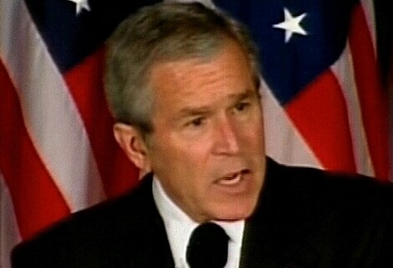 Bush Pledges To Continue Fighting Taliban