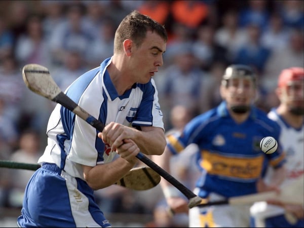 Eoin Kelly scores Waterford's goal at Nowlan Park earlier today