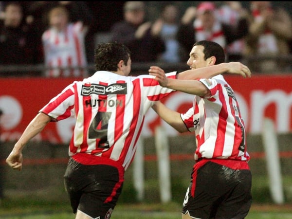Peter Hutton was the match-winner for Derry City