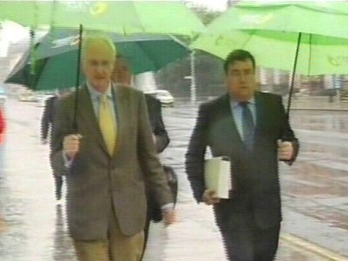 Gormley &amp; Boyle - Arriving for talks
