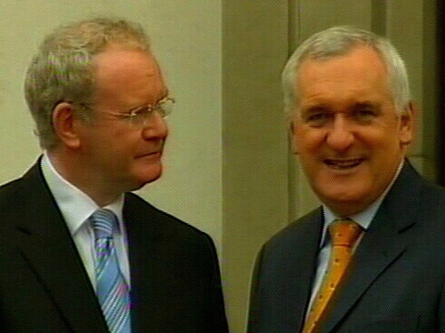 Martin McGuinness &amp; Bertie Ahern