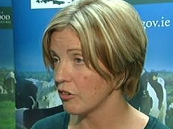 Mary Coughlan - In Brussels for talks on trade
