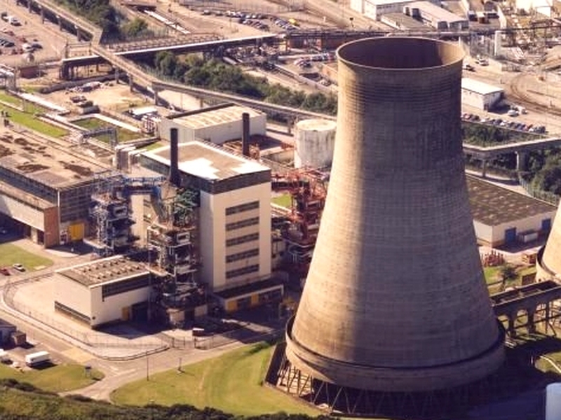 Demolition of Calder Hall nuclear station