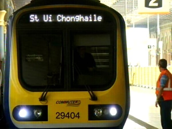 A number of Dart and commuter routes were suspended for a time this evening, but services have now returned to normal