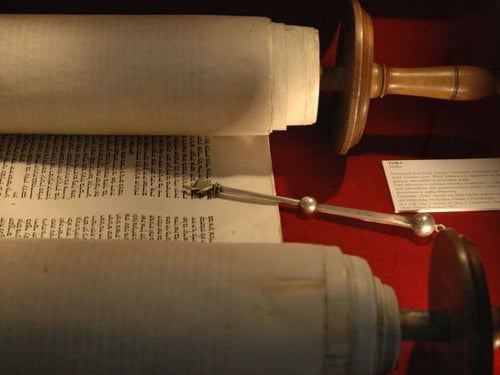 Torah - The most important document in Judaism - Photo: Old Synagogue Museum, Krakow