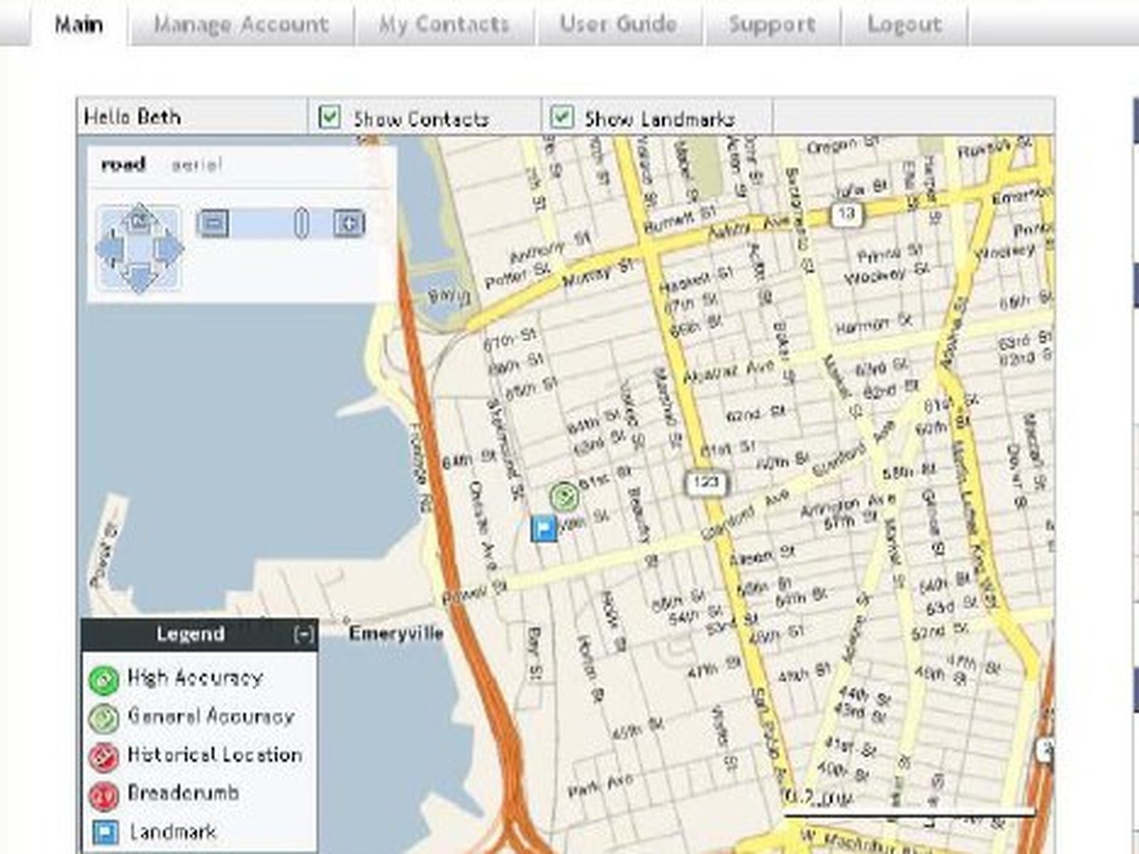 Tracking trick or treat with GPS mobiles