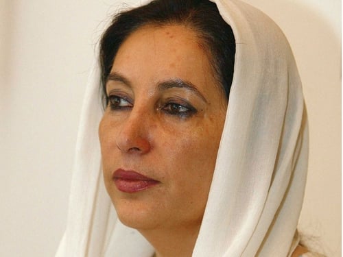 Benazir Bhutto - Killed in attack at rally