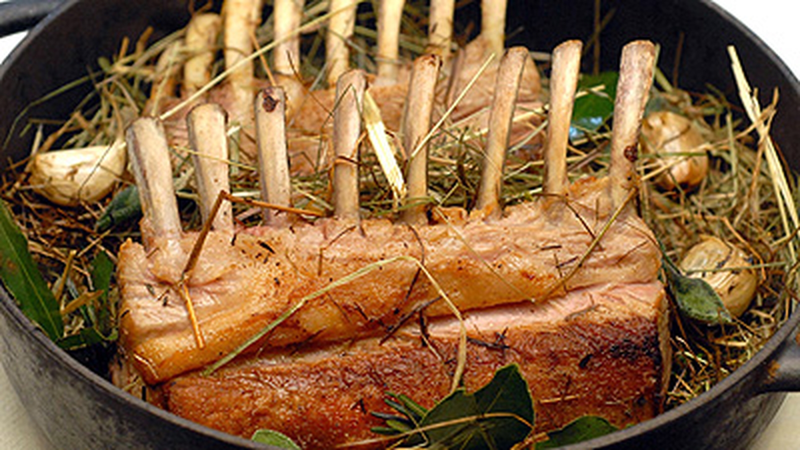 Mustard & Rosemary Crusted Rack of Lamb