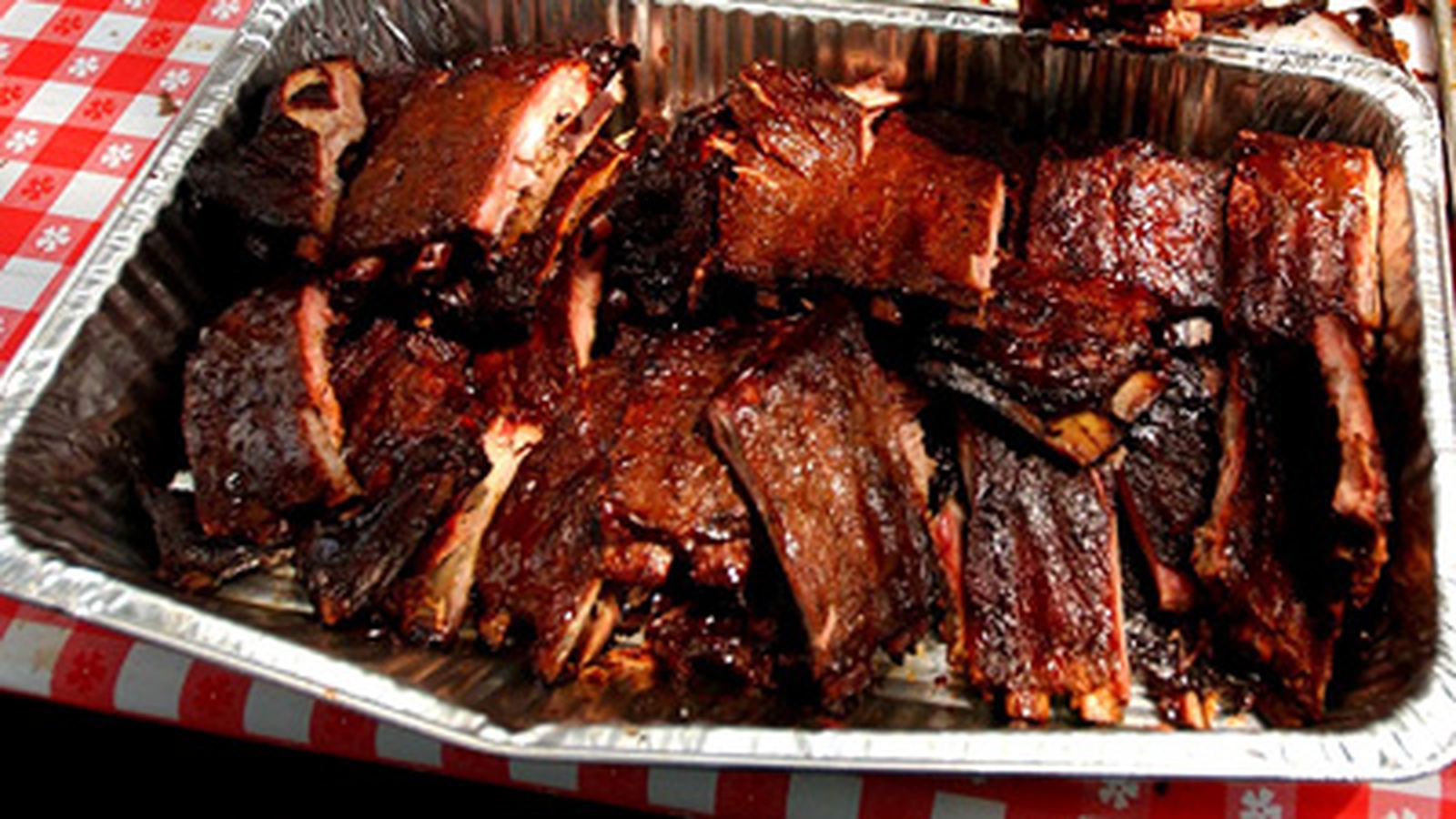 Barbecue Baby Back Ribs with Molasses Barbecue Sauce