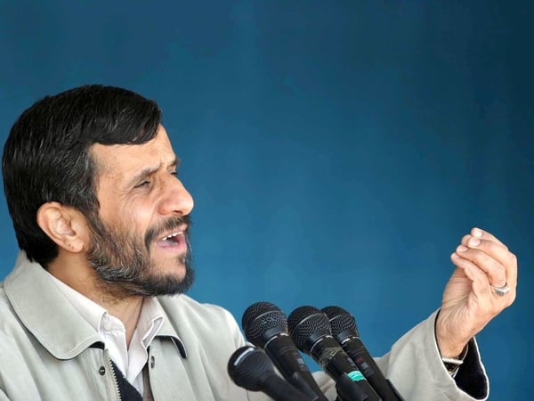 Mahmoud Ahmadinejad - World can pass sanctions for 100 years