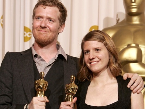 Hansard and Irglová - Win Oscar for Best Original Song
