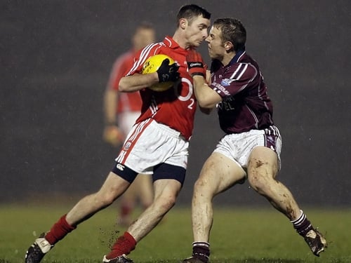 Donncha O'Connor tries to break free from Francis Boyle