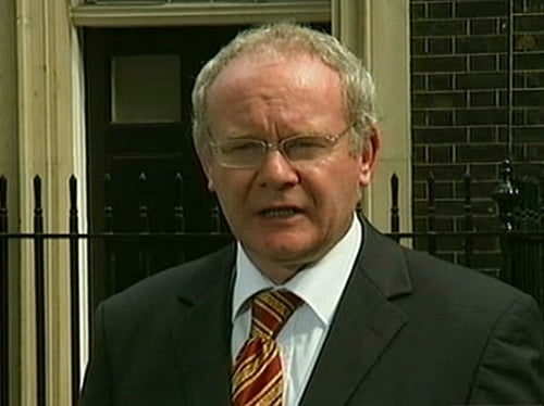 Martin McGuinness - Critical of partitionism