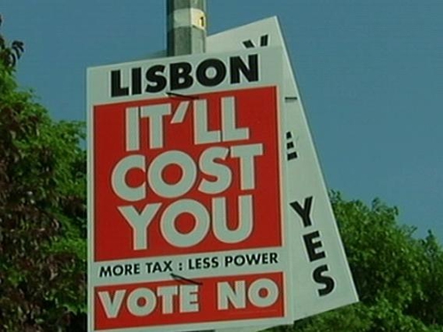 Lisbon Treaty - Yes side still marginally ahead