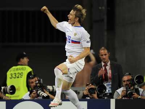 Spurs' Russian striker Roman Pavlyuchenko ended the Burnley dream
