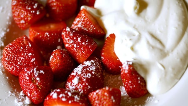 Richard Corrigan's Hot Strawberries