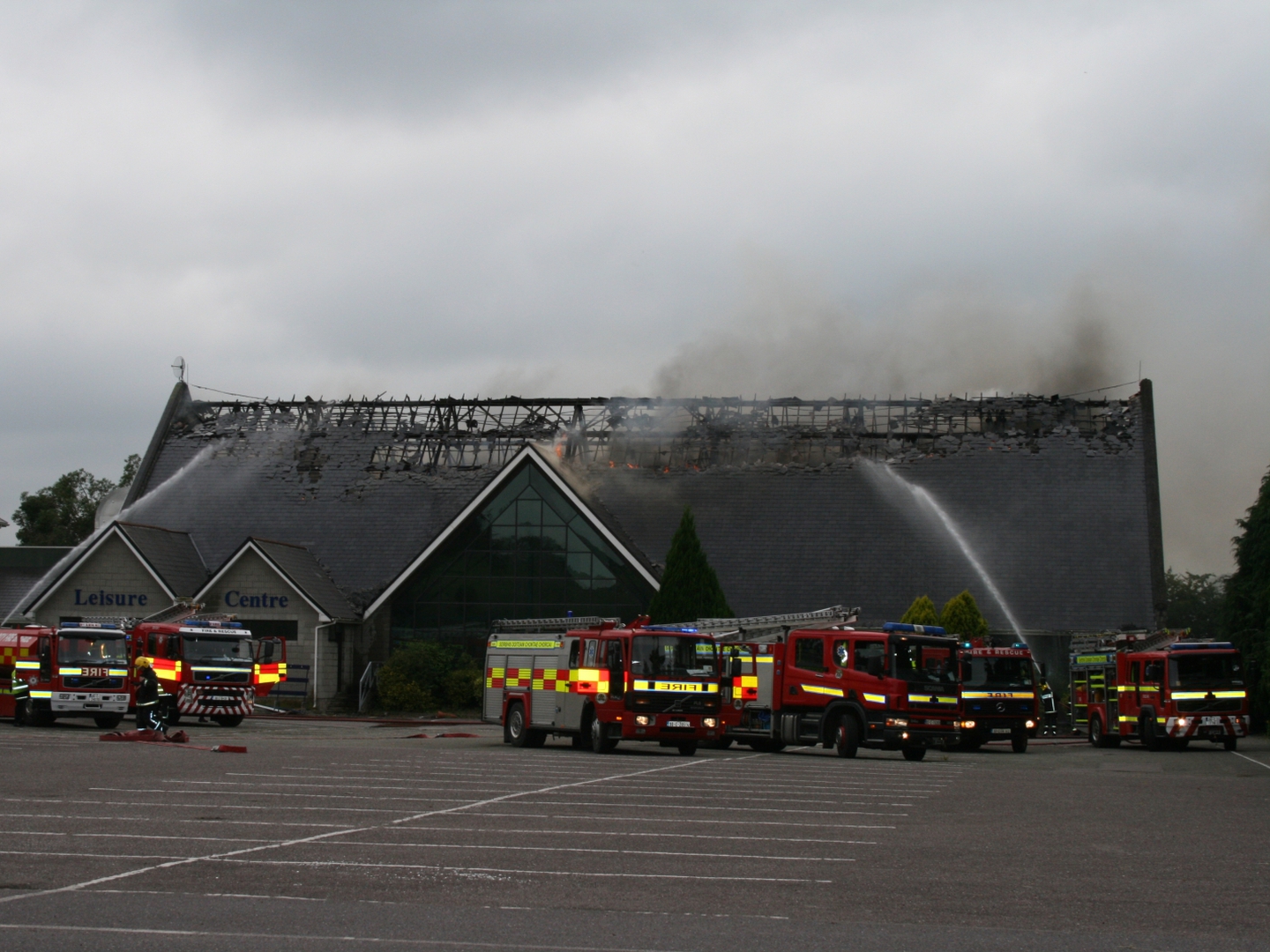 Fire damages former hotel in Blarney