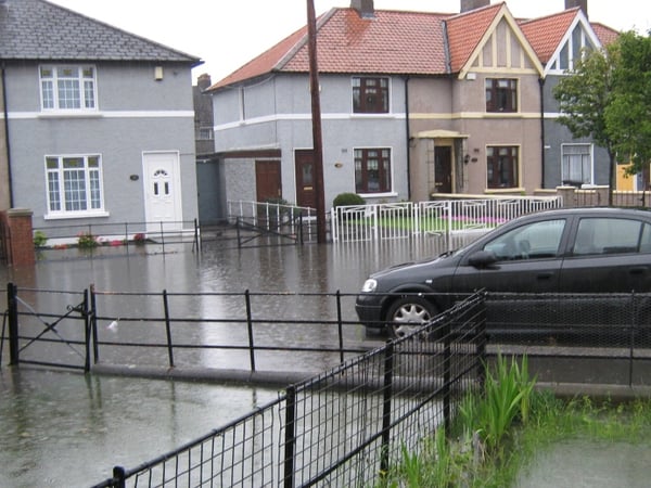 Cabra - Serious street flooding