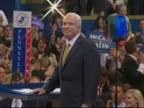 John McCain - Accuses Obama of sexist attack