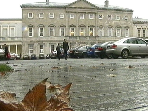 Leinster House - Juniort minister backs cuts