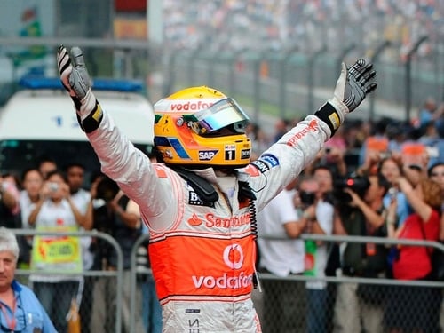 Lewis Hamilton Collects F1 World Championship