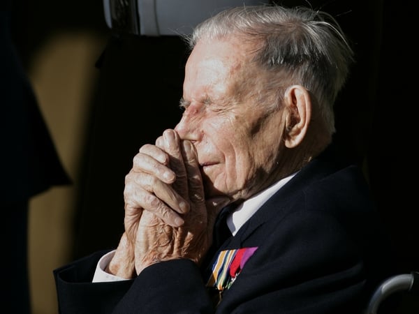 Harry Patch - 110-year-old veteran at London ceremony