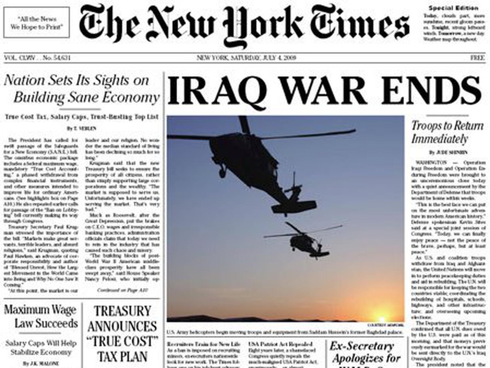 Ny Times Iraq War Ends 5295