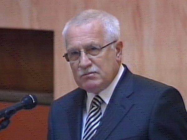 Vaclav Klaus - Appearing at Court