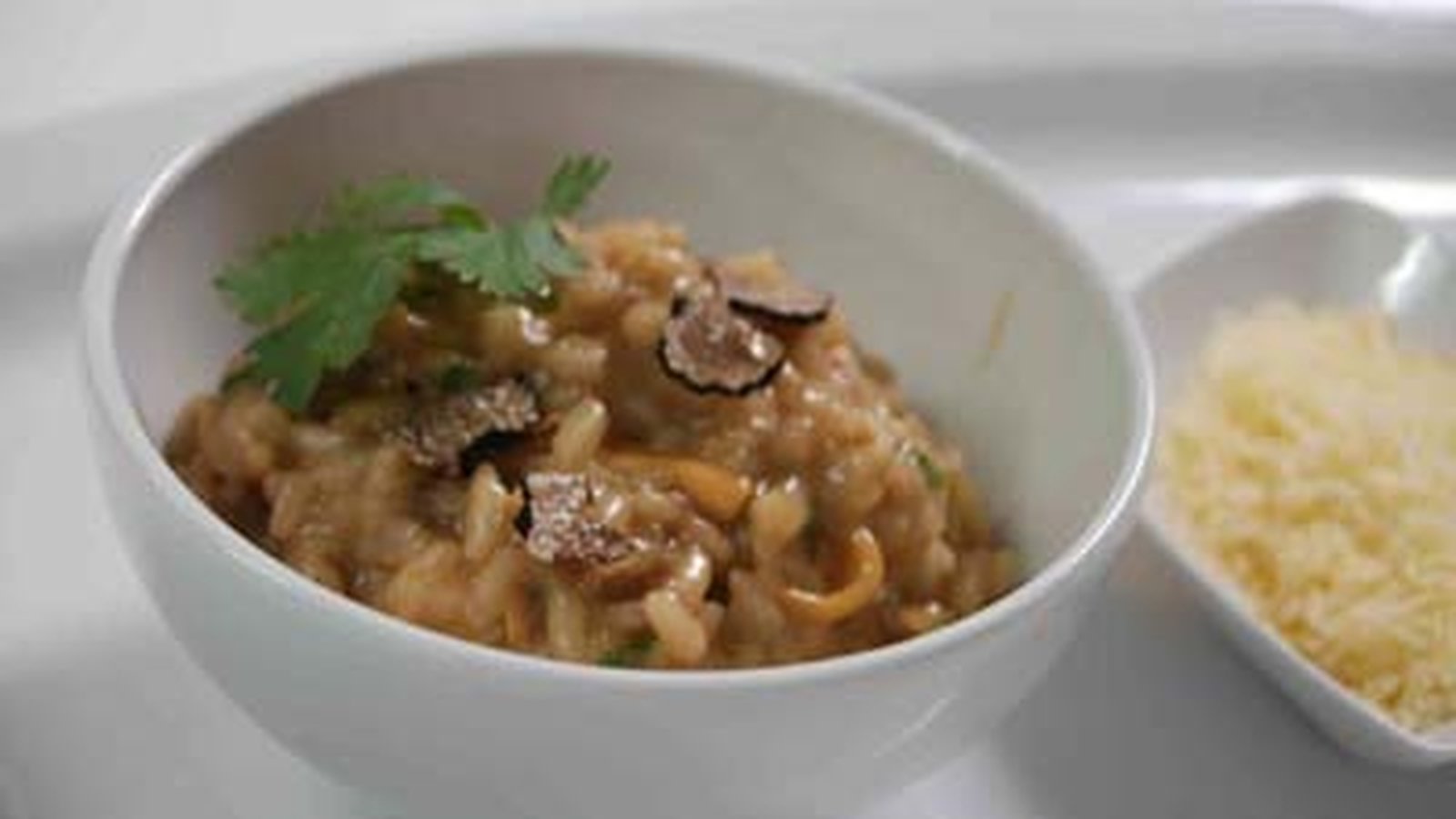 CorianderInfused Shellfish Risotto With Desmond Cheese and Black Truffle