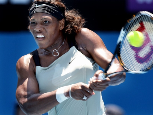 Serena Williams will meet Olympic champion Elena Dementieva in the semi-final