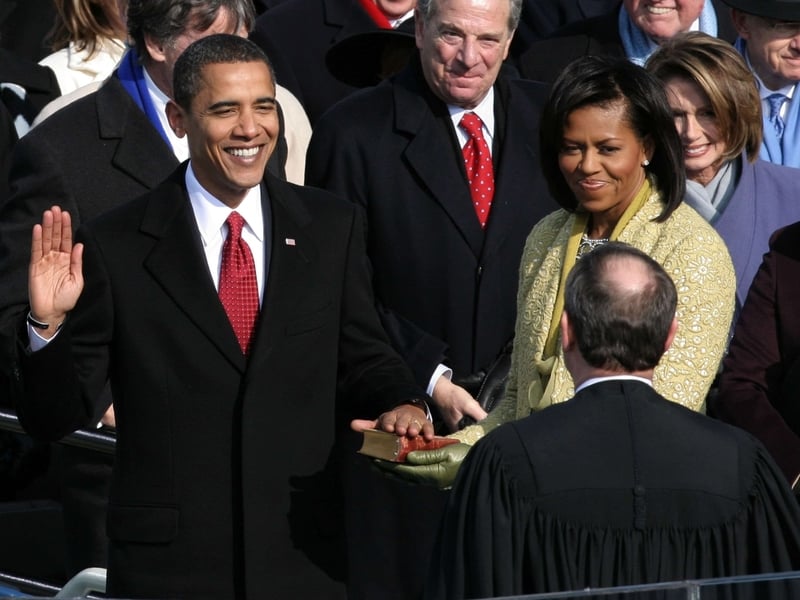 Barack Obama sworn in as US President