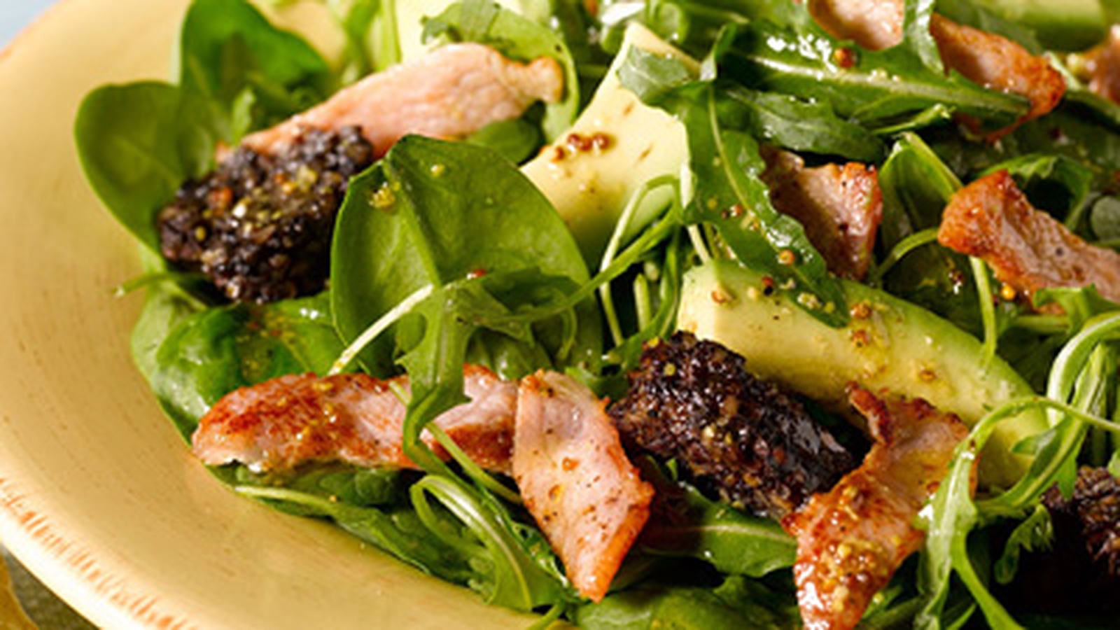 Bacon and Black Pudding Salad