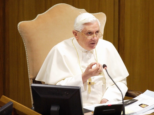 Pope Benedict - Meeting on abuse report
